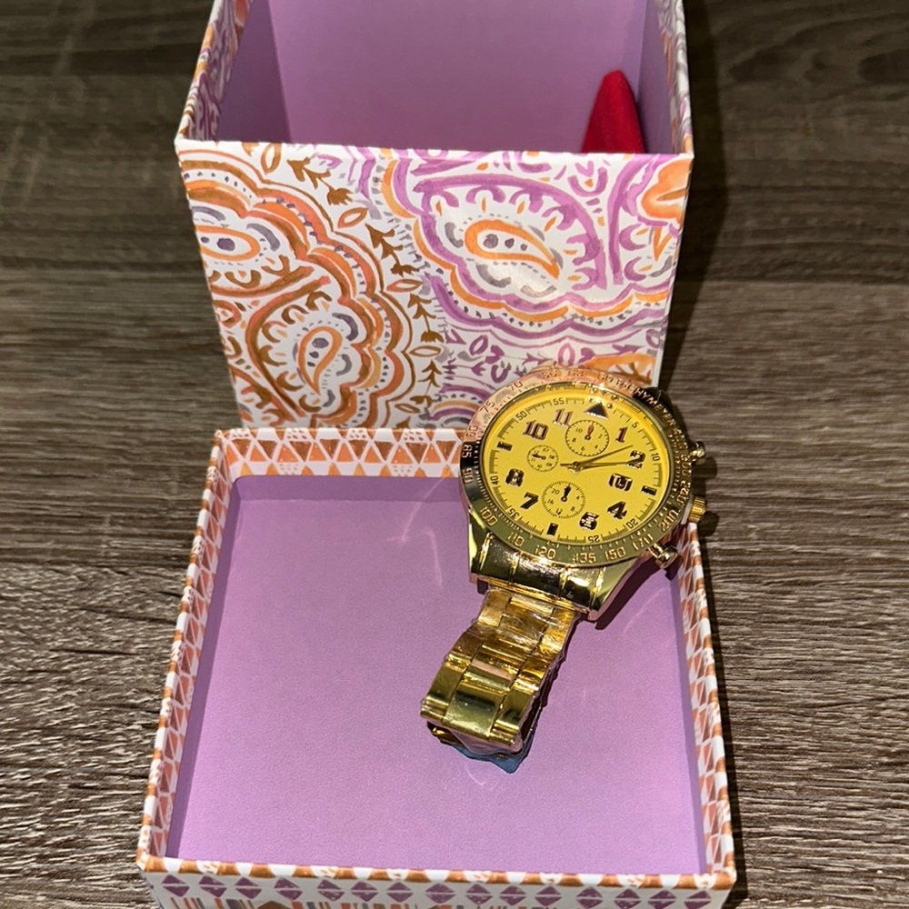 Tachmymeater Chronograph Watch stanless steel new without tags